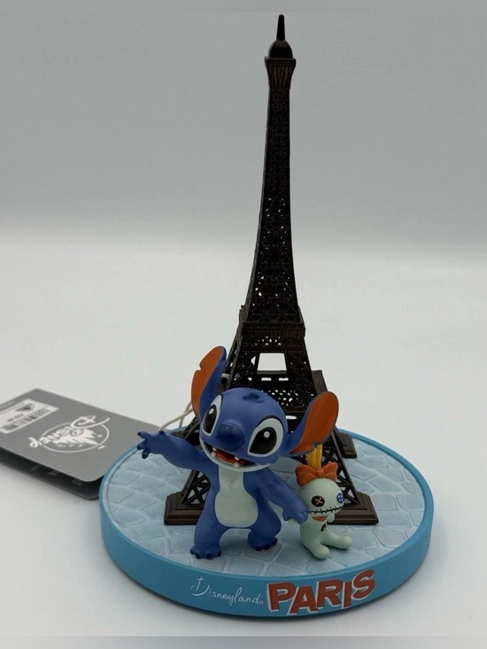 Disney Other - Stitch Disneyland Paris Figurine Disney Eiffel Tower Statue Stitch NEW With TAG